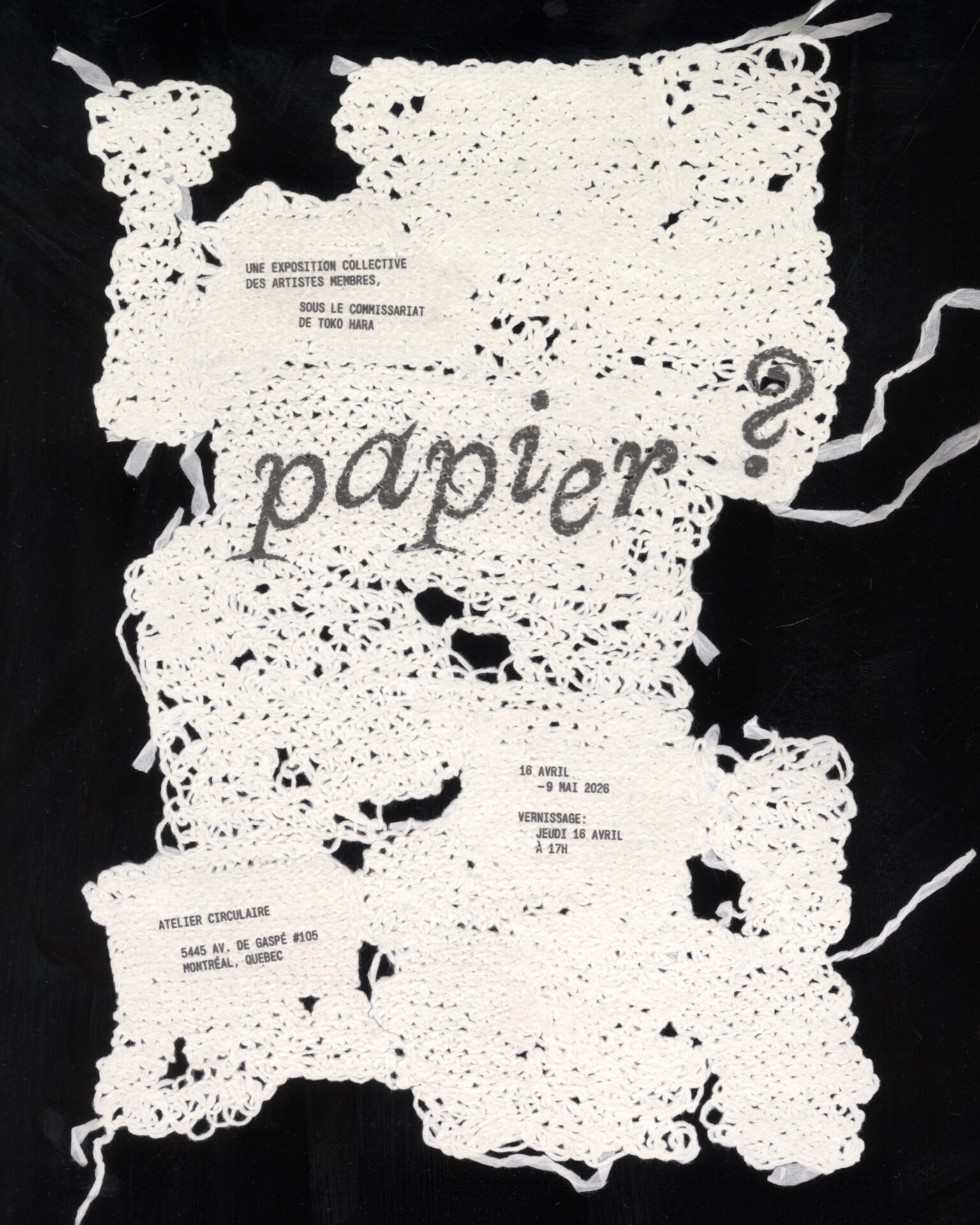 Papier ?Annual Members’ Exhibition Curator : Toko Hara Papier ?Annual Members’ Exhibition Curator : Toko Hara
